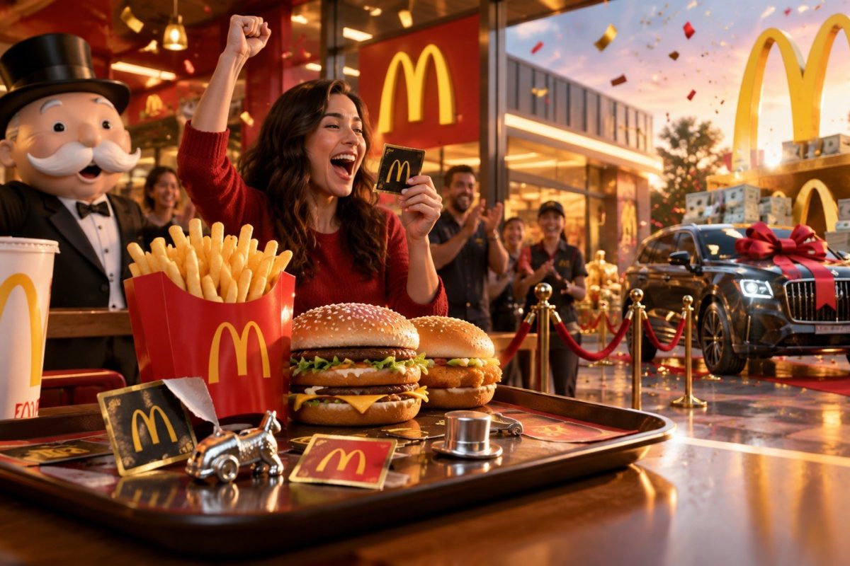McDonald’s Monopoly 2026 returns October 6 with peel-off game pieces, free food, cars, trips and a $1 million cash grand prize.