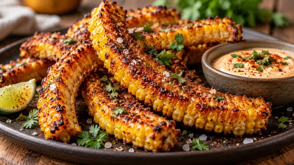 Corn ribs turn sweet corn into curved, crispy strips. Learn how to cut, season and bake corn ribs at 425°F, plus air fryer timing and serving ideas.
