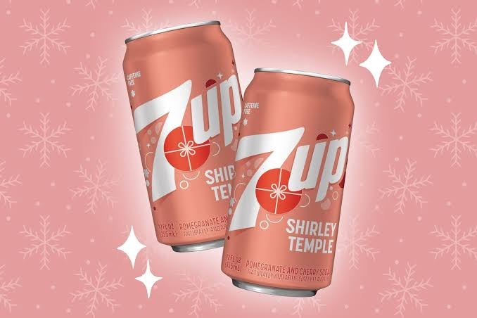 7UP Shirley Temple returns for the 2026 holidays, while 7UP Miami Vice launches nationwide in June 2027 with tropical cocktail-inspired flavors.