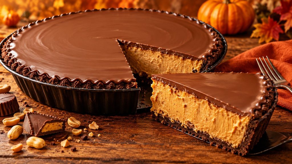 Reese’s 52-ounce Peanut Butter Pie arrives in stores for around $40. Discover its 7,680 calories, 48 servings and where to buy it.
