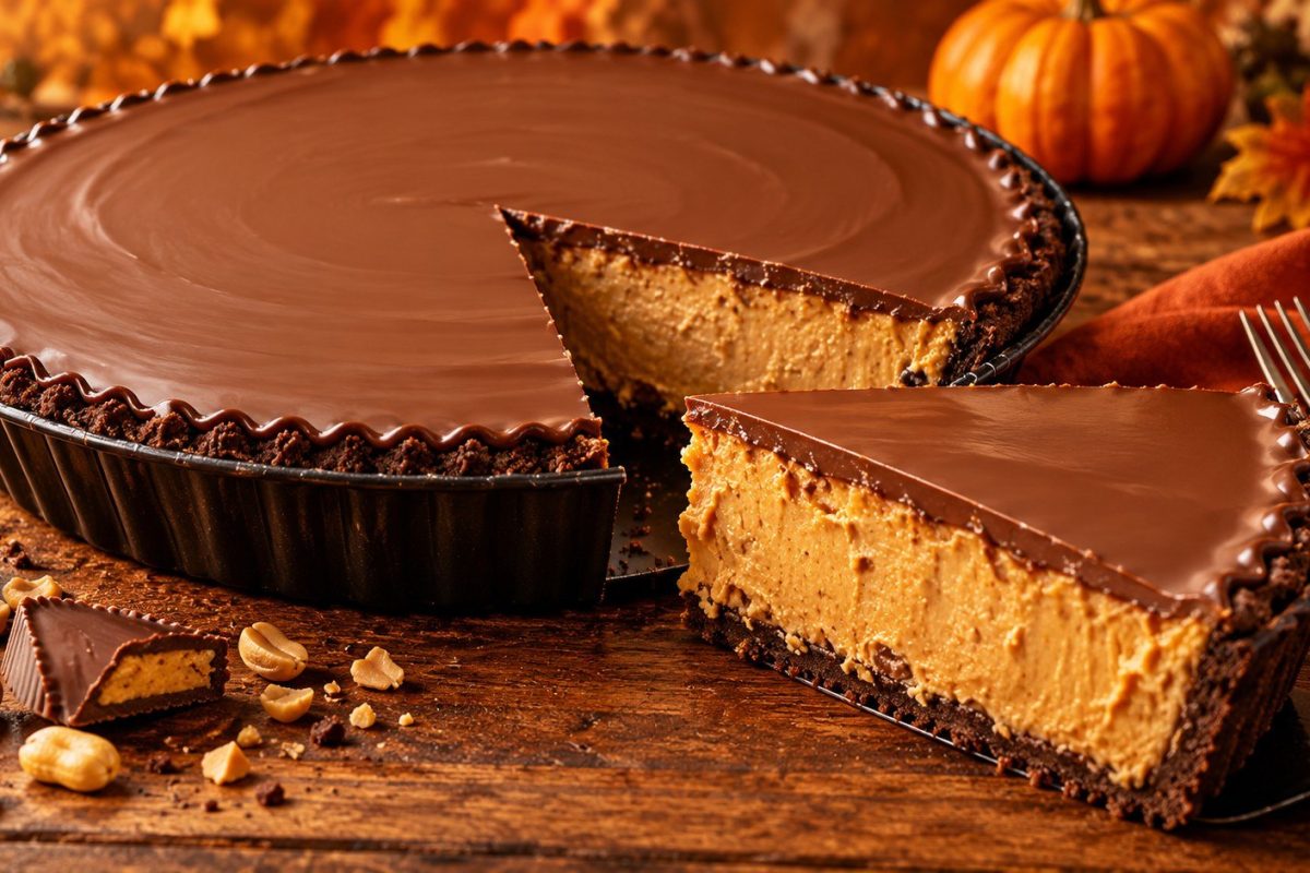 Reese’s 52-ounce Peanut Butter Pie arrives in stores for around $40. Discover its 7,680 calories, 48 servings and where to buy it.