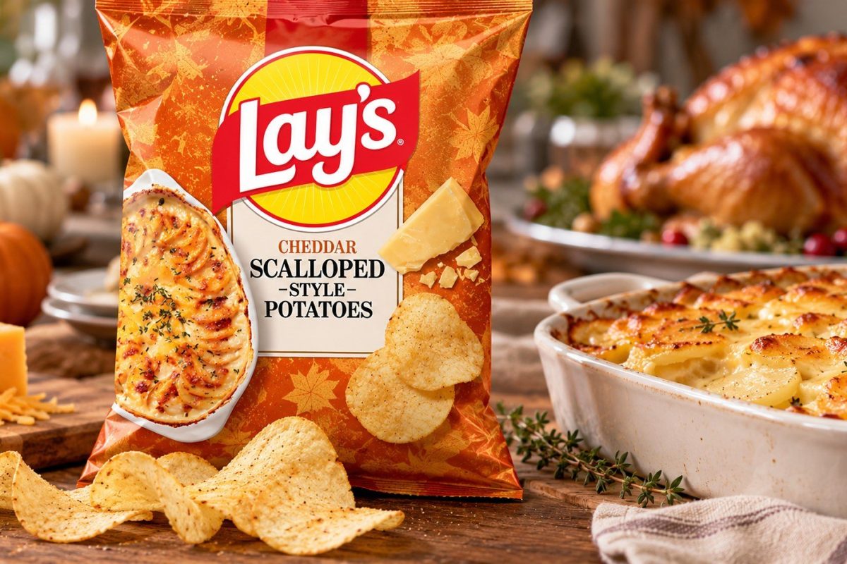Lay’s Cheddar Scalloped-Style Potatoes arrive for Thanksgiving 2026. Discover their cheesy flavor, release date, ingredients, and U.S. availability.