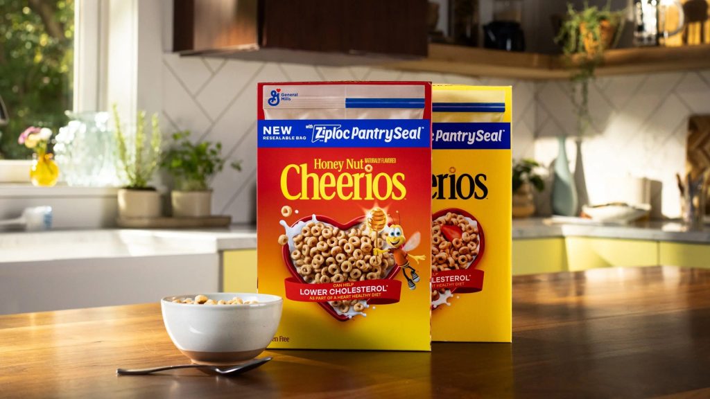 Cheerios resealable packaging arrives with Ziploc PantrySeal bags, starting at $4.97 on Walmart.com. Discover how they work and when stores get them.
